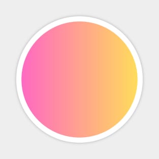 Pink Orange Gradient Magnet